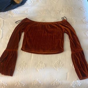 Off the shoulder long sleeve forever 21 top
